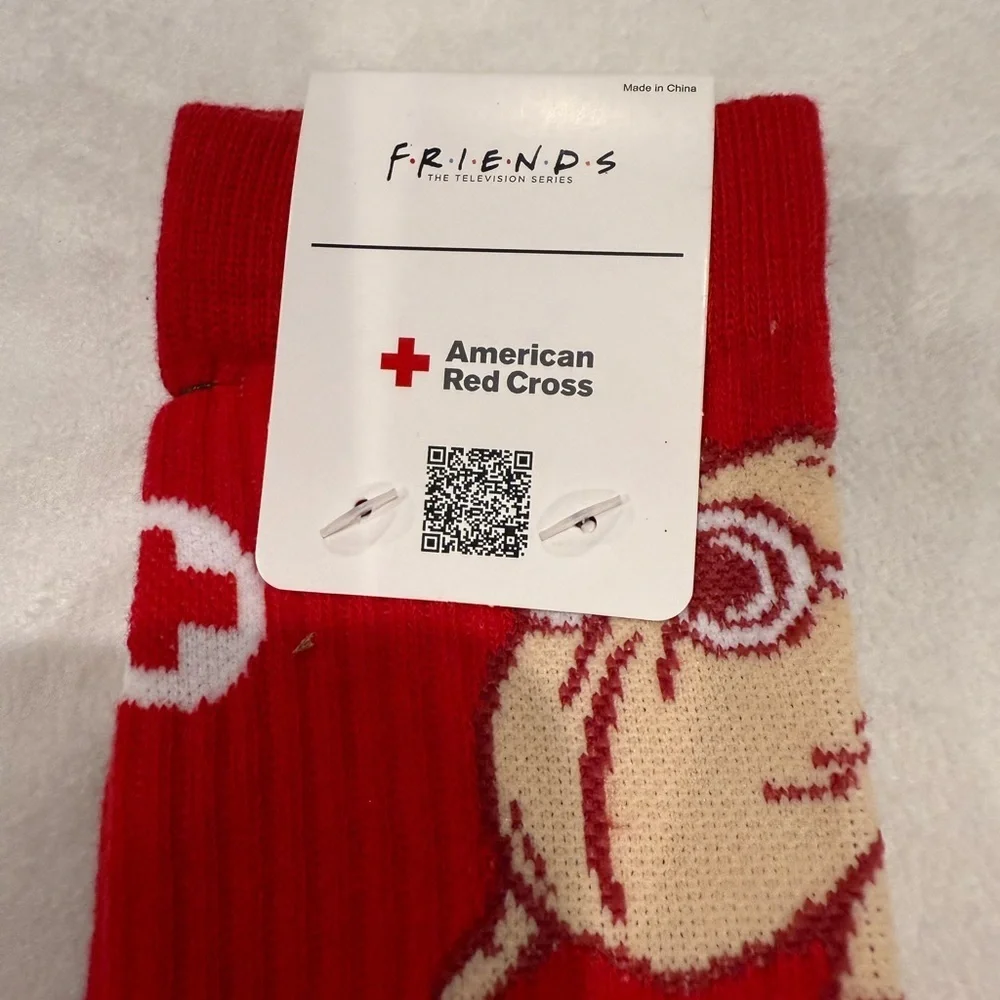 FRIENDS + AMERICAN RED CROSS OSFM Crew Socks